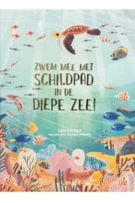 Zwem mee met schildpad in de diepe zee!