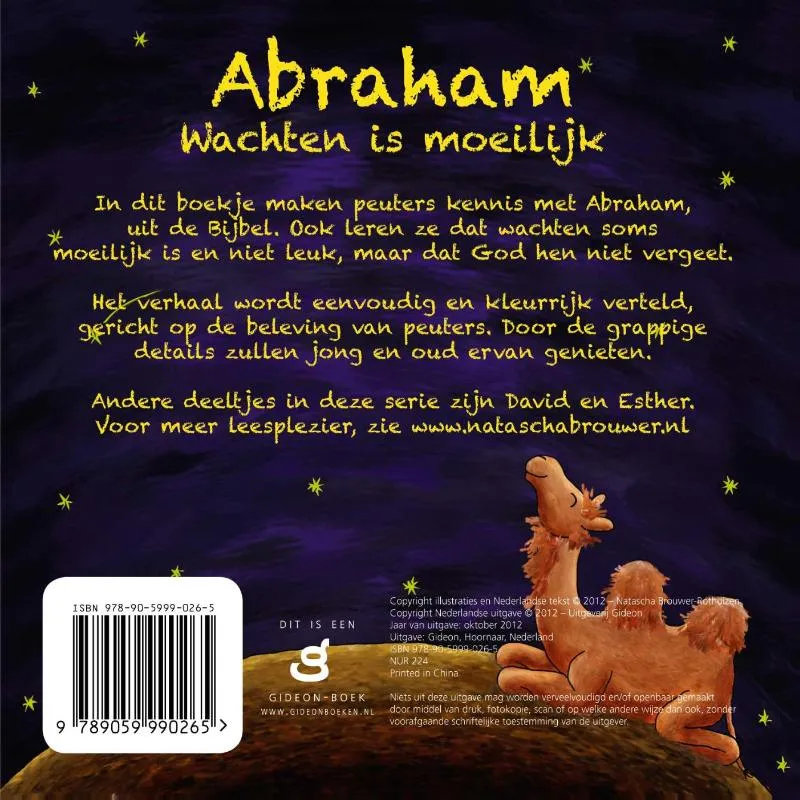 Abraham, wachten is moeilijk | 9789059990265 Abraham, wachten is moeilijk - Afbeelding 2