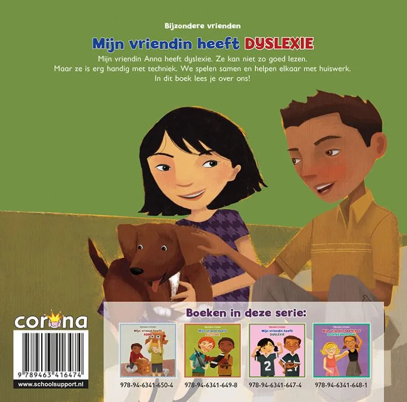 Mijn vriendin heeft dyslexie | 9789463416474 Mijn vriendin heeft dyslexie - Afbeelding 2