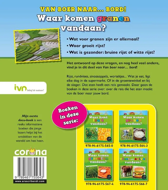 Waar komen granen vandaan? | 9789461755643 Waar komen granen vandaan? - Afbeelding 2