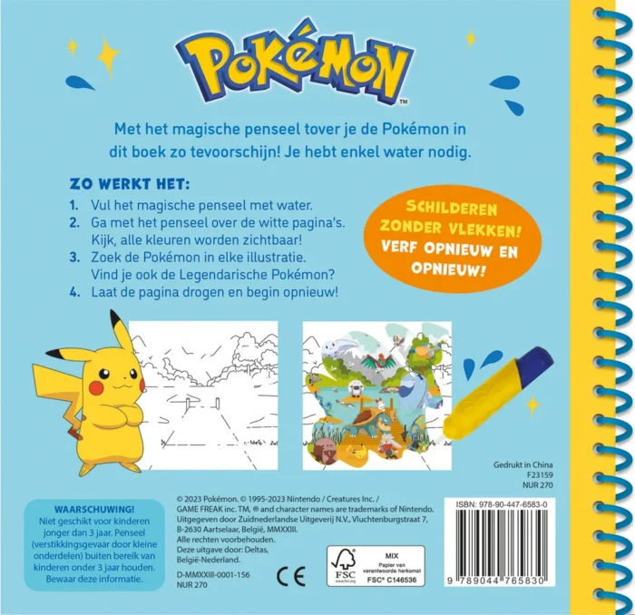 Pokémon Schilderen met water 2 - Afbeelding 2
