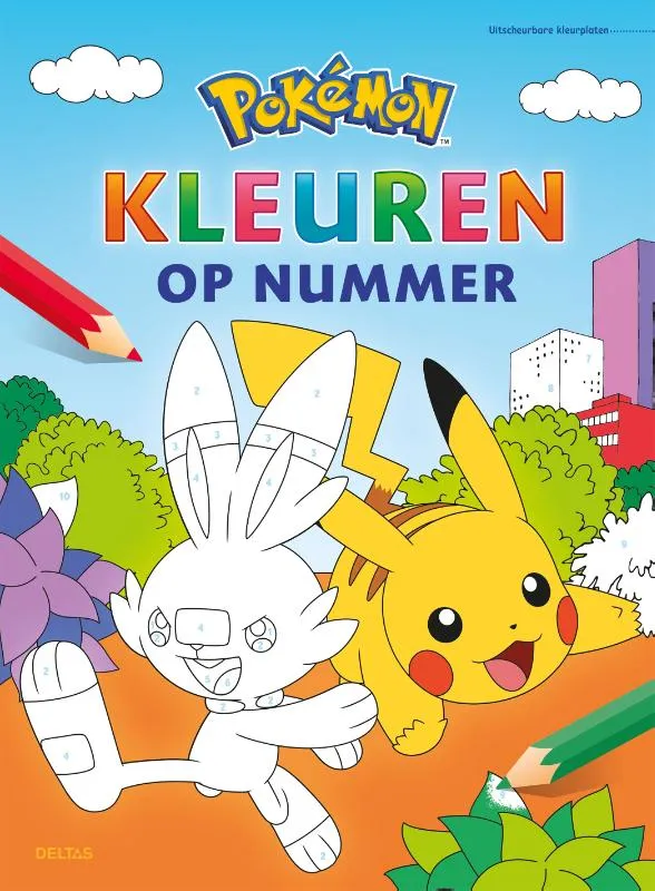 Pokémon Kleuren op nummer | 9789044769067 Pokémon Kleuren op nummer