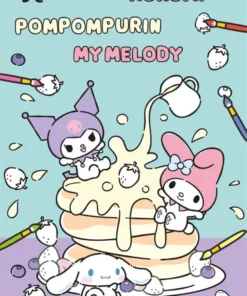 Kleuren met Kuromi, Pompompurin, My Melody
