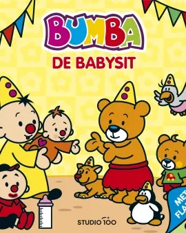 kartonboek met flapjes - De babysit