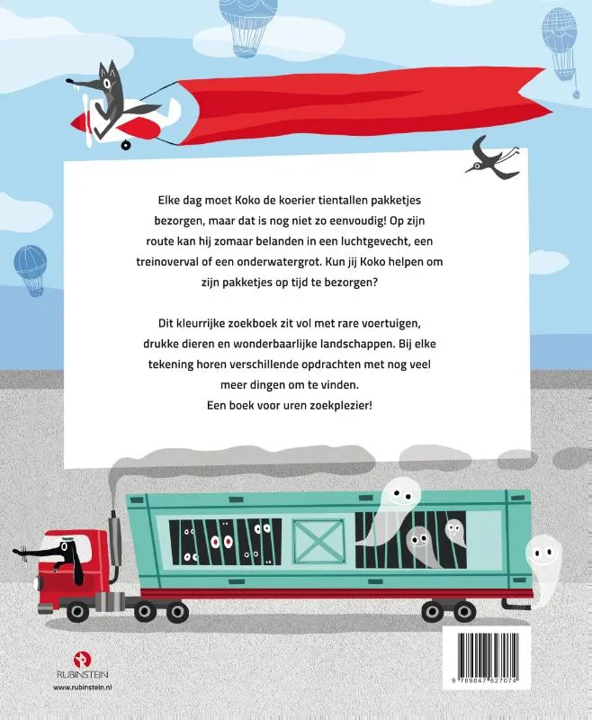 Koko de koerier | 9789047627074 Koko de koerier - Afbeelding 2