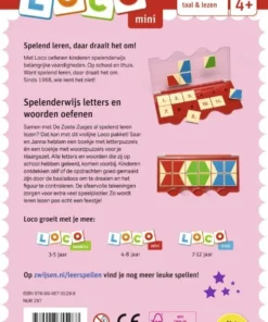 Alternative view of Loco mini De Zoete Zusjes spelen met letters en woorden 4-8 jaar