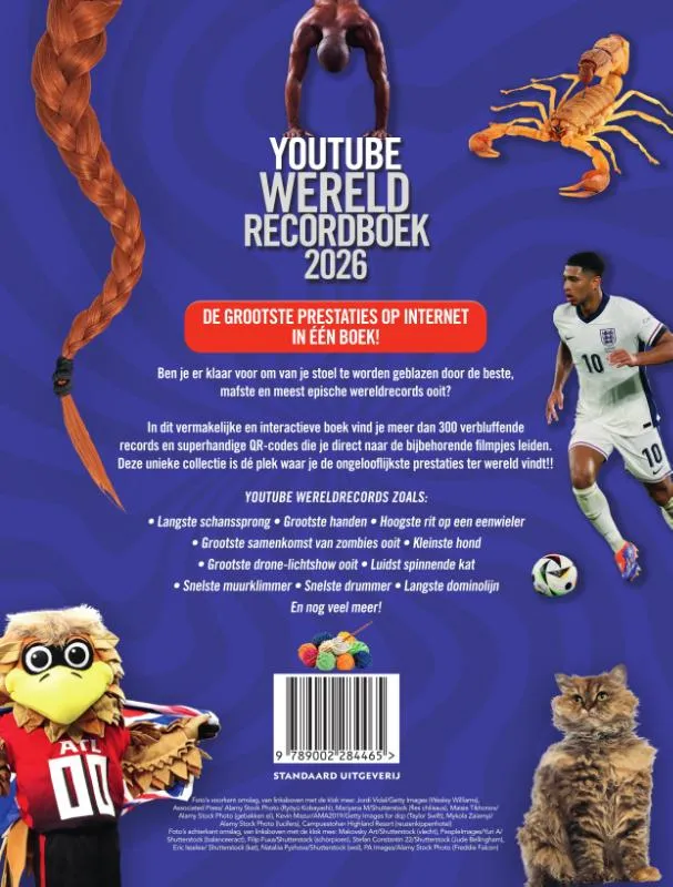 YouTube Wereldrecordboek 2026 | 9789002284465 YouTube Wereldrecordboek 2026 - Afbeelding 2
