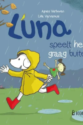 Luna speelt heel graag buiten!