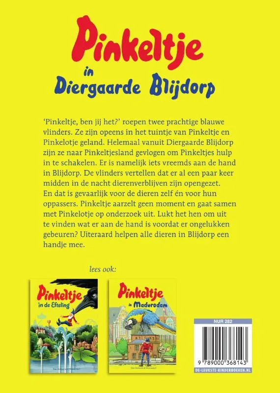 Pinkeltje in Diergaarde Blijdorp | 9789000368143 Pinkeltje in Diergaarde Blijdorp - Afbeelding 2
