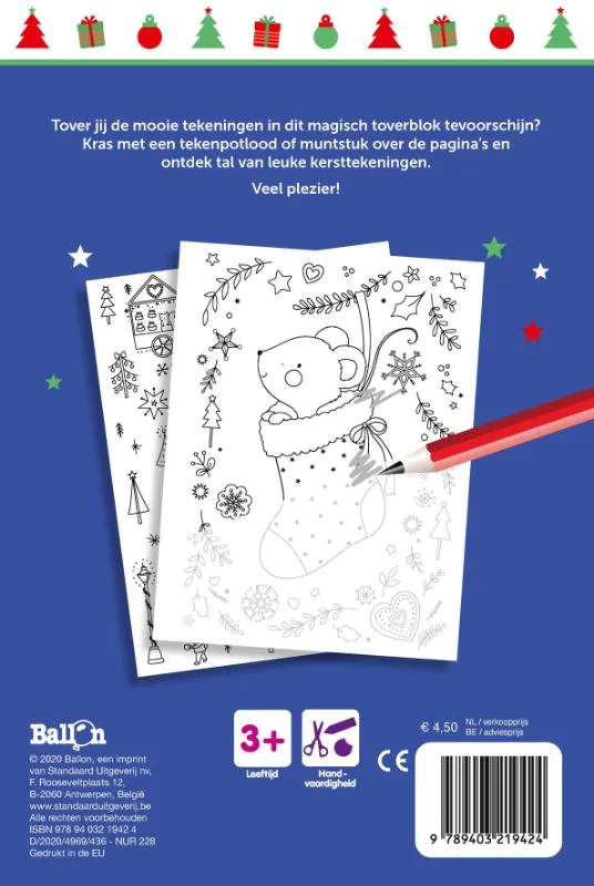 Toverblok Kerstmis | 9789403219424 Toverblok Kerstmis - Afbeelding 2