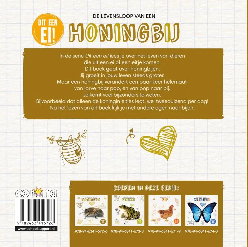 De levensloop van de honingbij | 9789463416726 De levensloop van de honingbij - Afbeelding 2