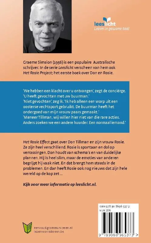 Het Rosie effect | 9789086965373 Het Rosie effect - Afbeelding 2
