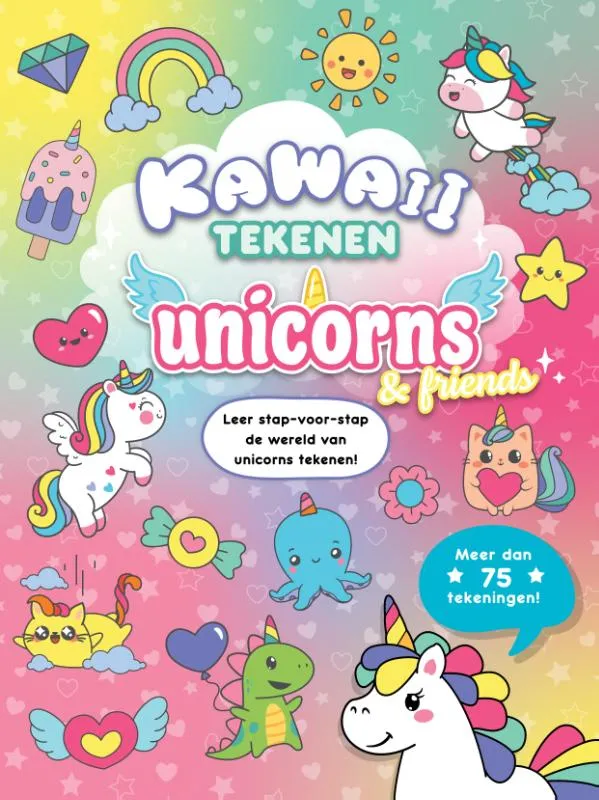 Kawaii tekenen unicorns & friends | 9789036649988 Kawaii tekenen unicorns & friends