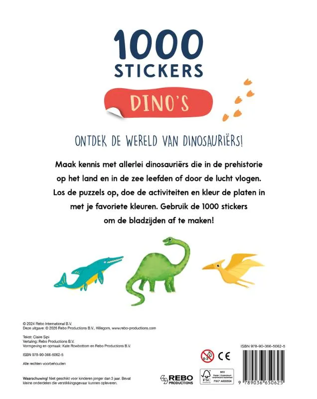 1000 stickers | 9789036650625 1000 stickers - Afbeelding 2