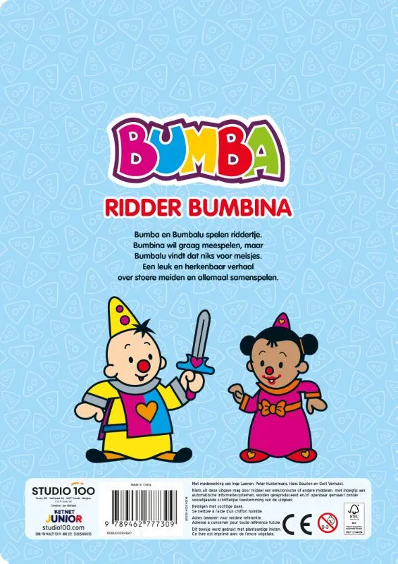 kartonboek - Ridder Bumbina | 9789462777309 kartonboek - Ridder Bumbina - Afbeelding 2