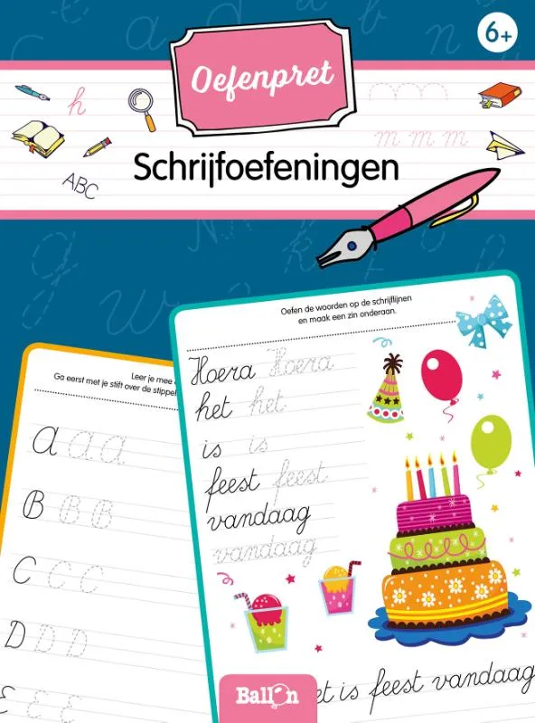 Schrijfoefeningen 6+ | 9789403212012 Schrijfoefeningen 6+