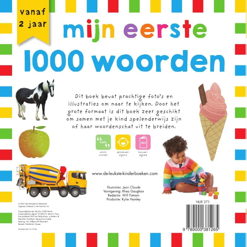Mijn eerste 1000 woorden | 9789000381265 Mijn eerste 1000 woorden - Afbeelding 2