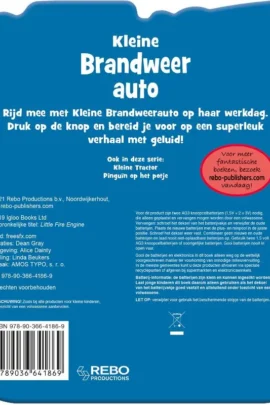 Geluidboek Kleine Brandweerauto | 9789036641869
