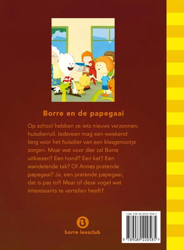 Borre en de papegaai | 9789089220585 Borre en de papegaai - Afbeelding 2