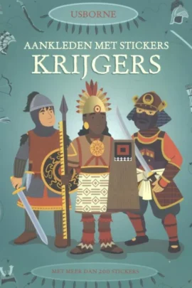 Aankleden met stickers-krijgers
