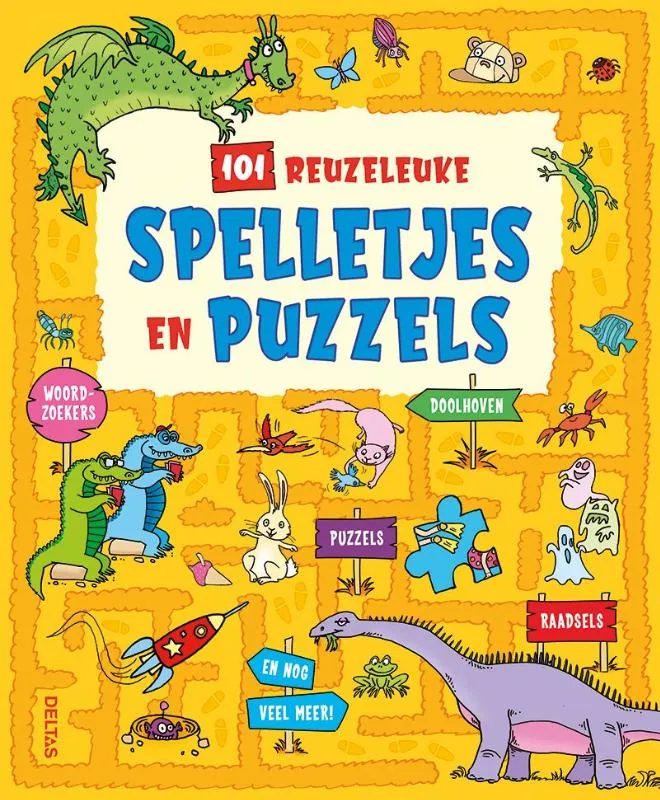 101 reuzeleuke spelletjes en puzzels | 9789044765571 101 reuzeleuke spelletjes en puzzels