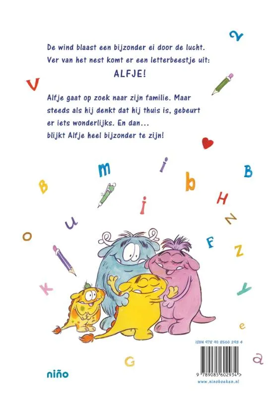 Alfje, het letterbeest | 9789085602934 Alfje, het letterbeest - Afbeelding 2