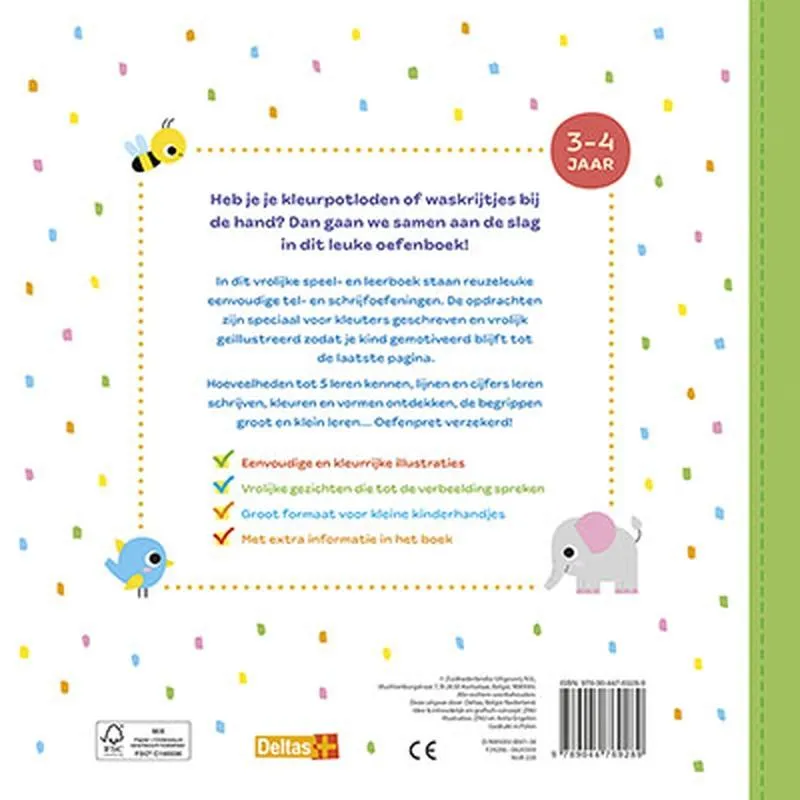 Oefenpret voor kleuters 3-4 j. | 9789044769289 Oefenpret voor kleuters 3-4 j. - Afbeelding 2