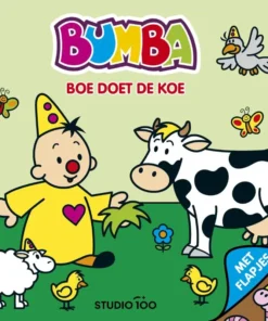 Kartonboek met flapjes - Boe doet de koe