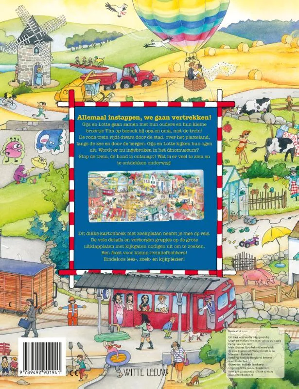 Waar is de rode trein? | 9789492901941 Waar is de rode trein? - Afbeelding 2