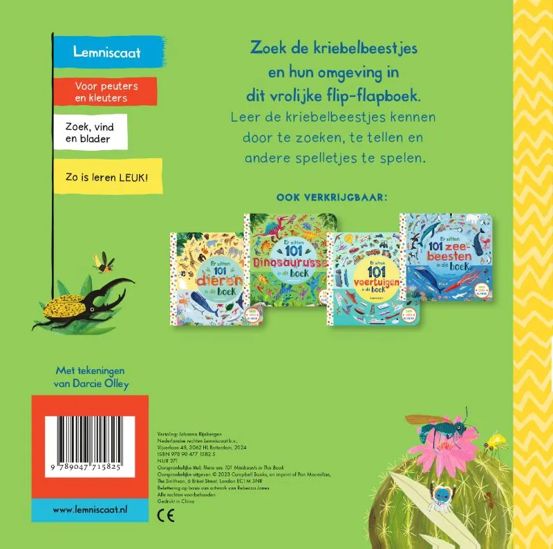 Er zitten 101 kriebelbeestjes in dit boek | 9789047715825 Er zitten 101 kriebelbeestjes in dit boek - Afbeelding 2