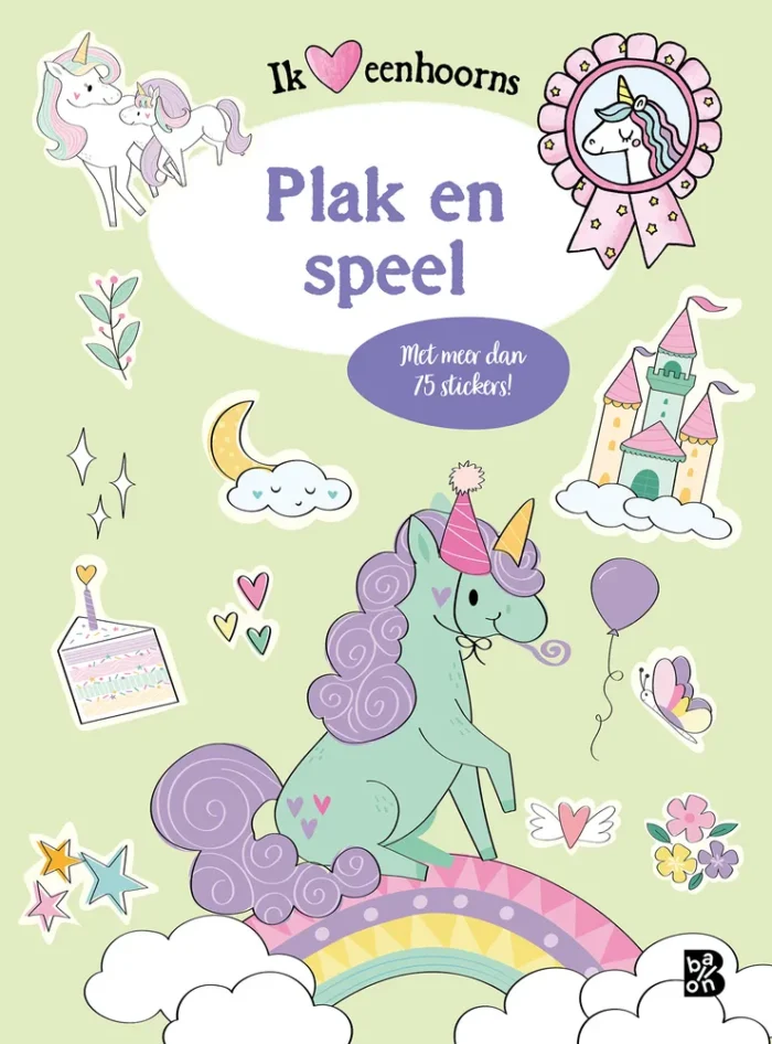 Eenhoorns, plak en speel