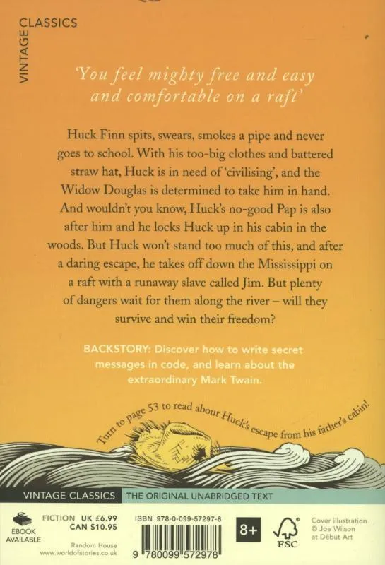 The Adventures of Huckleberry Finn | 9780099572978 The Adventures of Huckleberry Finn - Afbeelding 2