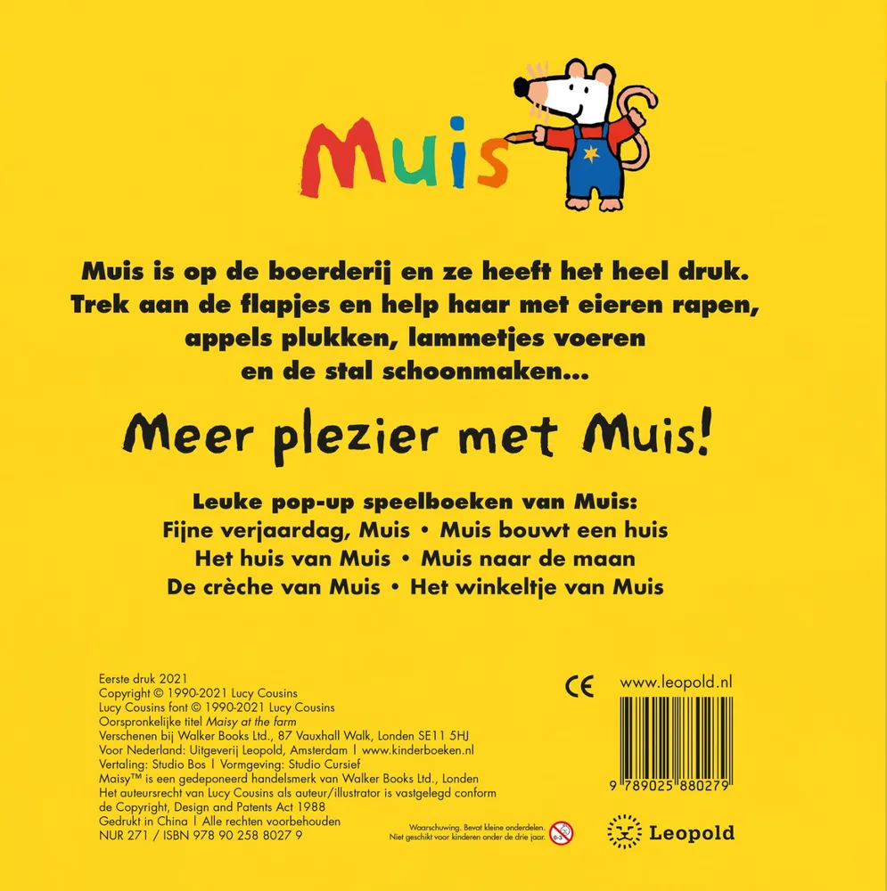 Muis op de boerderij | 9789025880279 Muis op de boerderij - Afbeelding 2