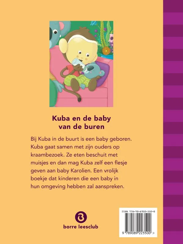 Kuba en de baby van de buren | 9789089223500 Kuba en de baby van de buren - Afbeelding 2