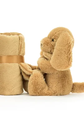 Alternative view of Jellycat Bashful Toffee Puppy Soother