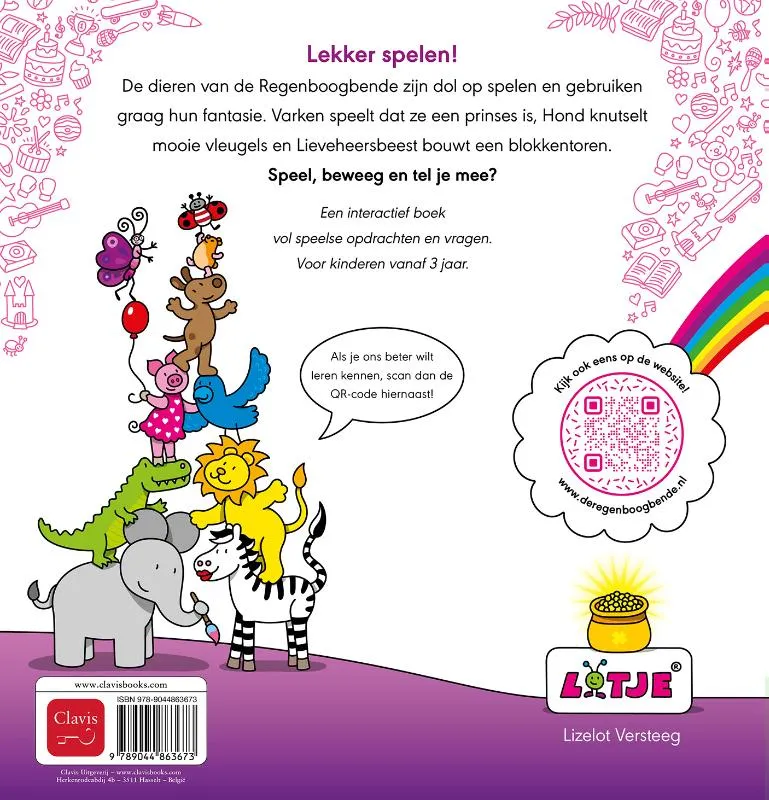 Spelen met de Regenboogbende | 9789044863673 Spelen met de Regenboogbende - Afbeelding 2