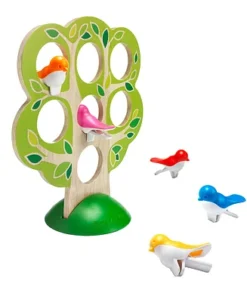 Alternative view of 5 little birds