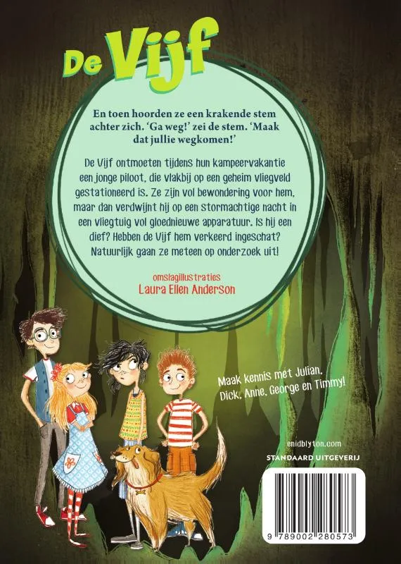 De Vijf en de verdwenen piloot | 9789002280573 De Vijf en de verdwenen piloot - Afbeelding 2