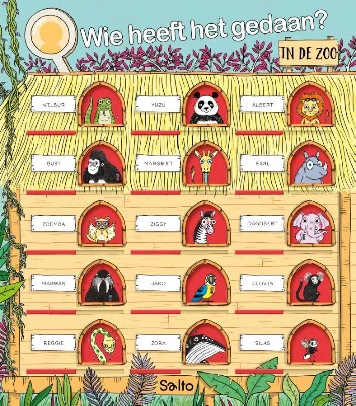 Wie heeft het gedaan? In de zoo | 9789002284311 Wie heeft het gedaan? In de zoo