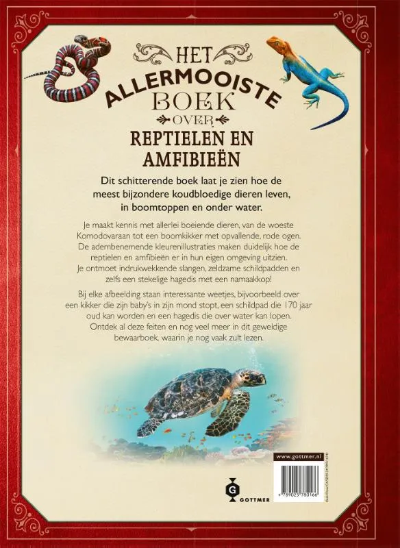 Het allermooiste boek over reptielen en amfibieën | 9789025780166 Het allermooiste boek over reptielen en amfibieën - Afbeelding 2