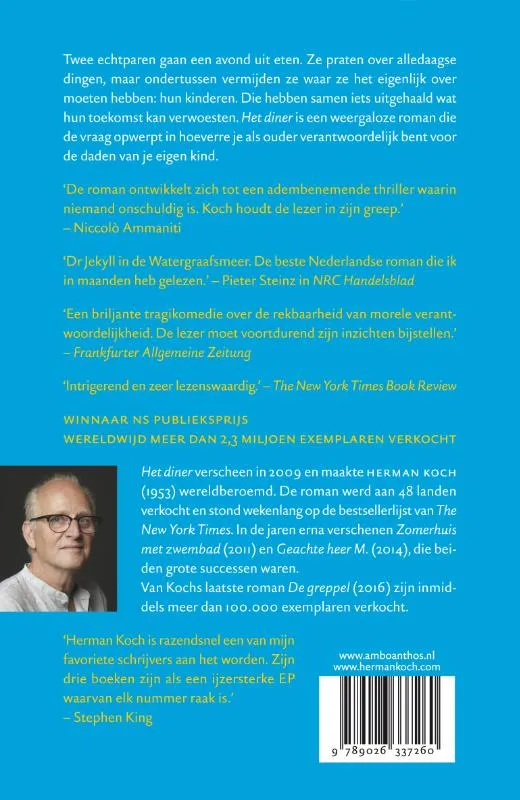 Het diner | 9789026337260 Het diner - Afbeelding 2