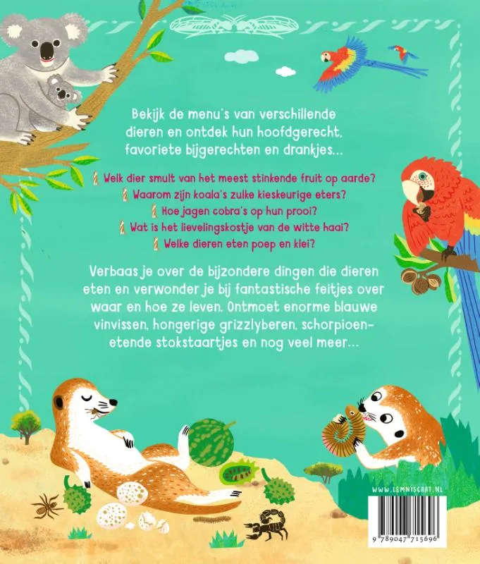 Menu’s voor stokstaartjes en andere hongerige dieren | 9789047715696 Menu’s voor stokstaartjes en andere hongerige dieren - Afbeelding 2