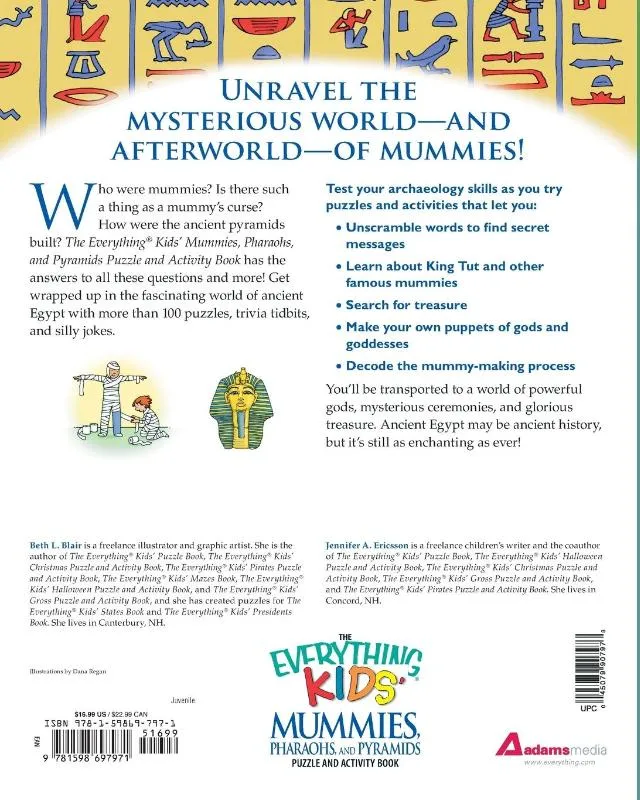 The "Everything" Kids' Mummies, Pharaohs, and Pyramids Puzzle and Activity Book | 9781598697971 The "Everything" Kids' Mummies, Pharaohs, and Pyramids Puzzle and Activity Book - Afbeelding 2