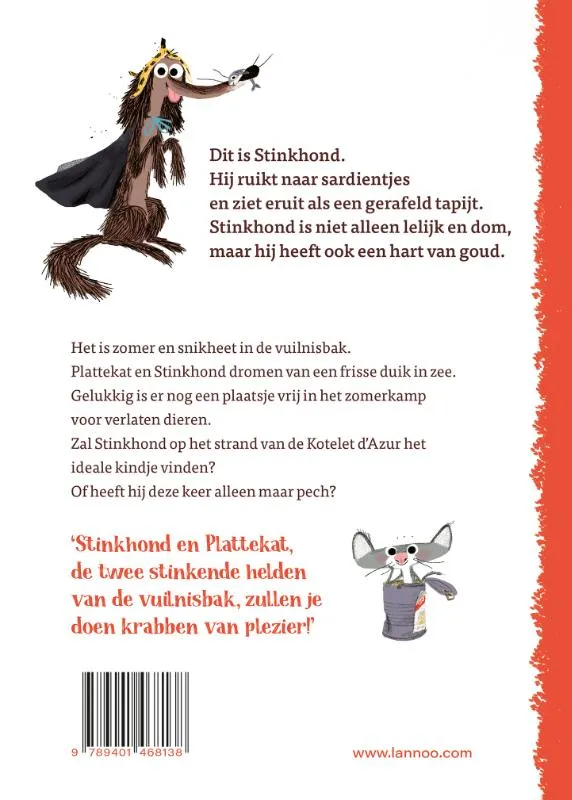 Stinkhond aan het strand | 9789401468138 Stinkhond aan het strand - Afbeelding 2
