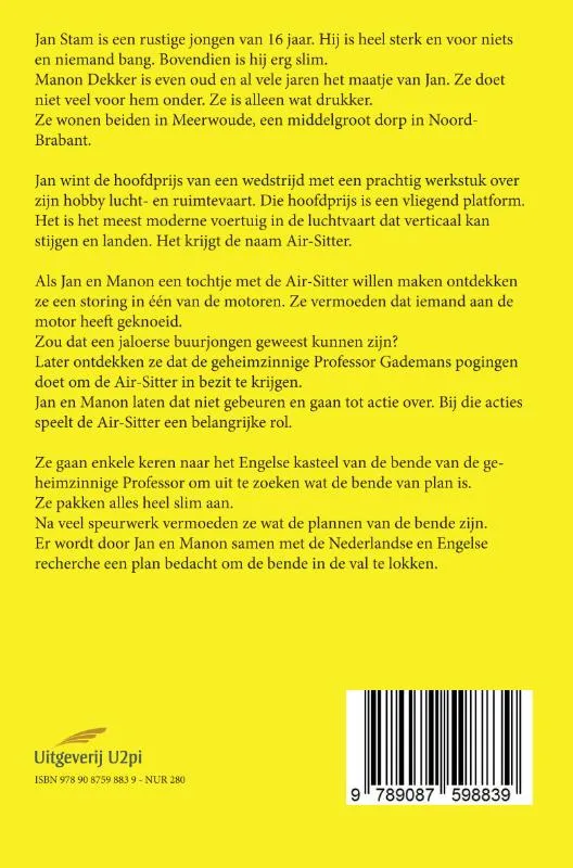 De jacht op de Air-Sitter | 9789087598839 De jacht op de Air-Sitter - Afbeelding 2