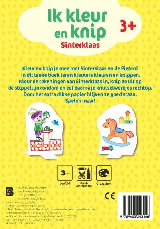Dag Sinterklaas! Kleuren en spelen | 9789403243146 Dag Sinterklaas! Kleuren en spelen - Afbeelding 2