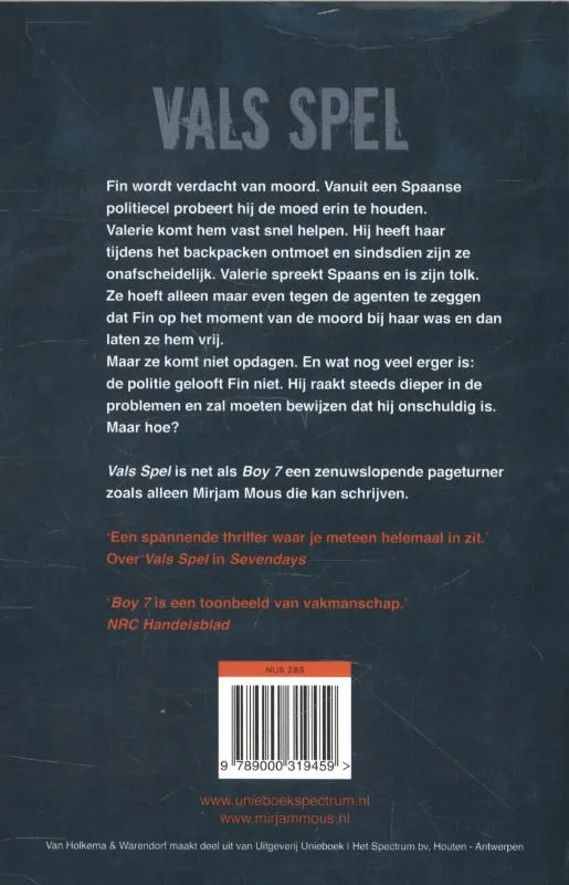 Vals spel | 9789000319459 Vals spel - Afbeelding 2