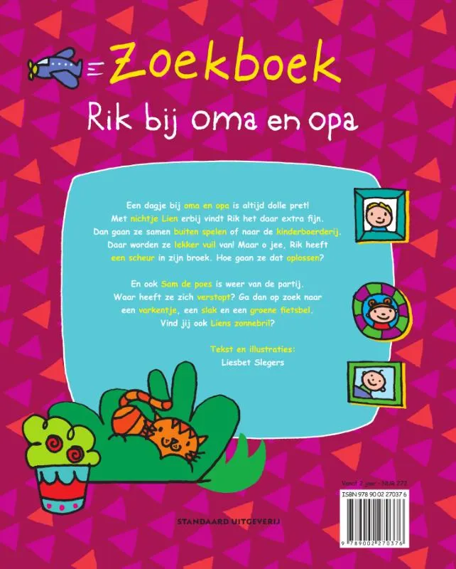 Rik bij oma en opa | 9789002270376 Rik bij oma en opa - Afbeelding 2