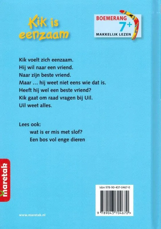 Kik is eenzaam | 9789043704670 Kik is eenzaam - Afbeelding 2