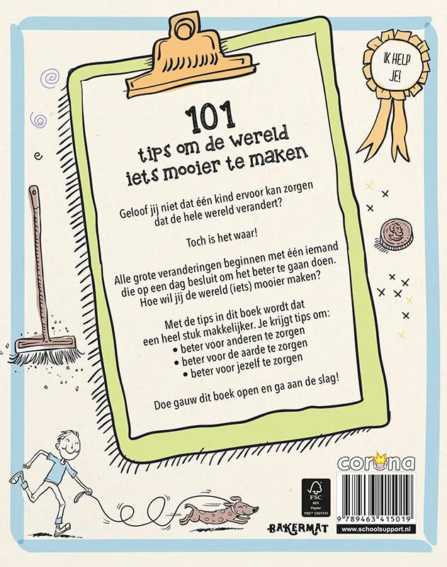 101 tips om de wereld iets mooier te maken | 9789463415019 101 tips om de wereld iets mooier te maken - Afbeelding 2